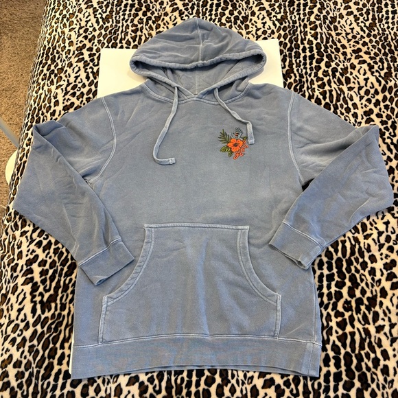 Santa Cruz Skateboards Other - Santa Cruz Floral Hand Logo Blue Hoodie Men’s Small / Unisex Oversized